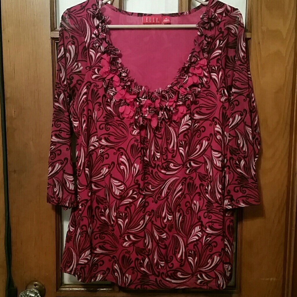 ELLE Size OX Womens Top